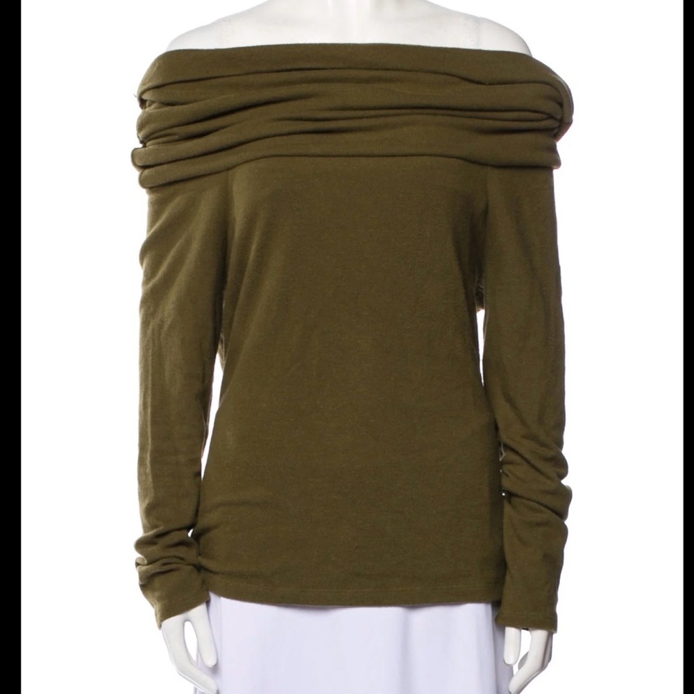 Reformation Off the Shoulder Sweater